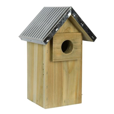 Petpride Galvanized Weathered Bluebird House - 11 x 6.75 x 6 in. PE2526962